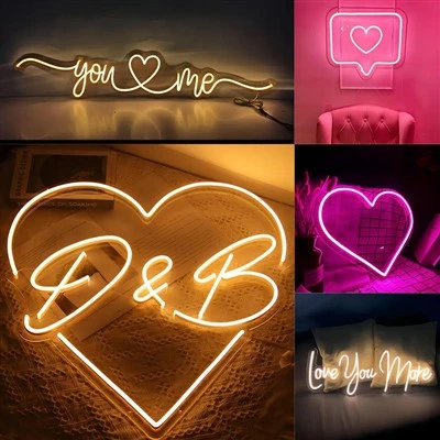 Edge-ferljochte acryl neon teken